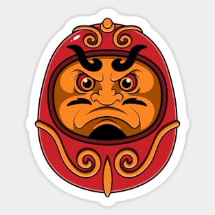 japanese daruma doll Sticker